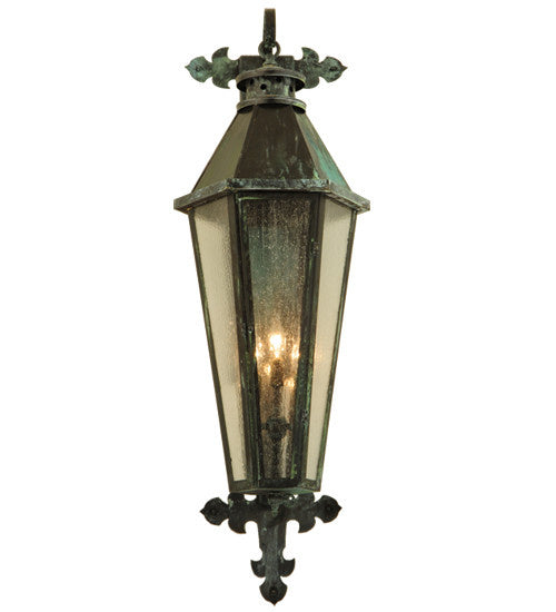 2Nd Avenue 48259-201.3LT.V  Millesime Outdoor Craftsman Verde On Brass