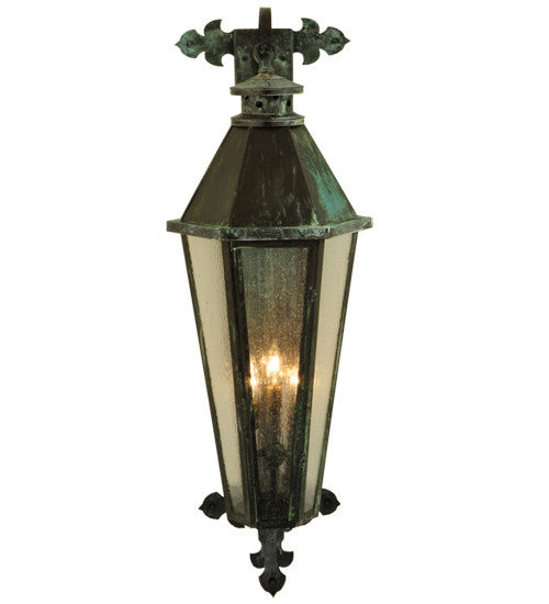 2Nd Avenue 48259-201.3LT.V  Millesime Outdoor Craftsman Verde On Brass