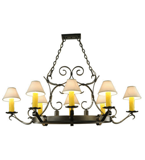 2nd Avenue Handforged 87029.51.DL.CC Chandelier Light - Blackened Pewter