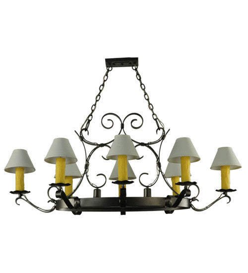 2nd Avenue Handforged 87029.51.DL.CC Chandelier Light - Blackened Pewter