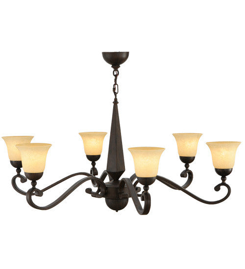 2nd Avenue Muirfield 202413-1 Chandelier Light - Classic Rust