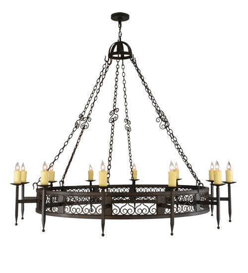 2nd Avenue Toscano 05.0747.72.1TR Chandelier Light - Classic Rust