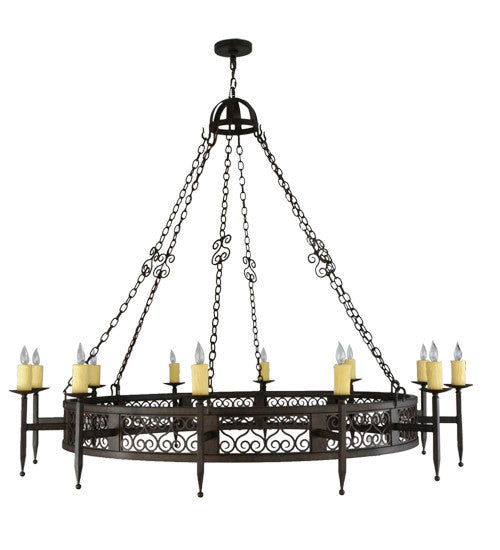 2nd Avenue Toscano 05.0747.72.1TR Chandelier Light - Classic Rust