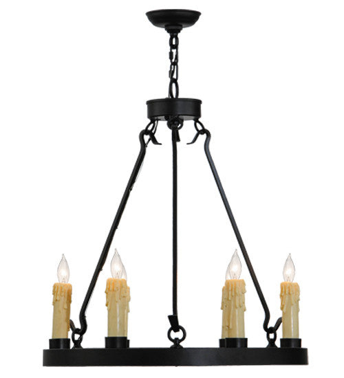 2nd Avenue Deina 213432-4 Chandelier Light - Blackwash