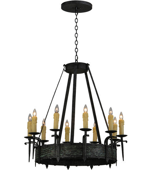 2nd Avenue Costello 62184-6 Chandelier Light - Smoke