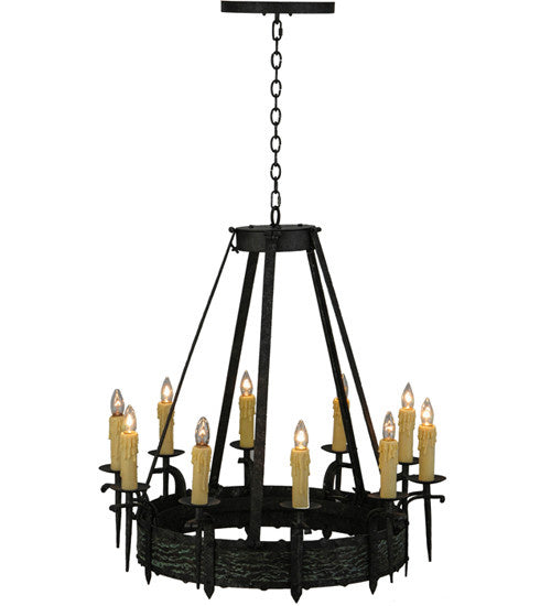 2nd Avenue Costello 62184-6 Chandelier Light - Smoke