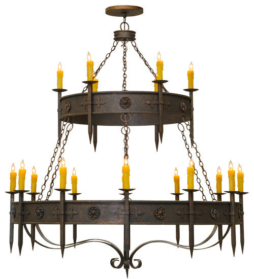 2nd Avenue Calandra 871019.66.72H.2TR Chandelier Light - Gilded Tobacco