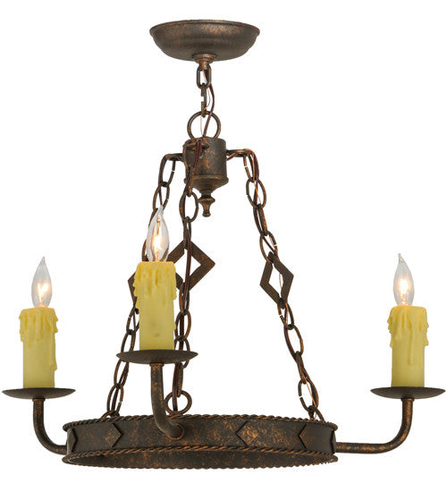 2nd Avenue Elvita 8021.24.261U Chandelier Light - Gilded Tobacco