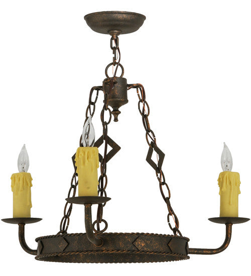 2nd Avenue Elvita 8021.24.261U Chandelier Light - Gilded Tobacco