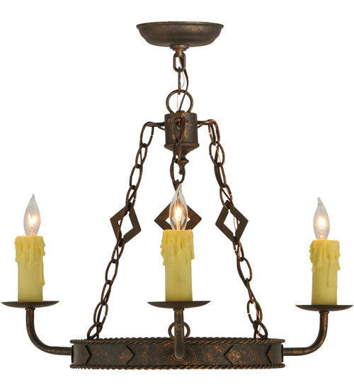 2nd Avenue Elvita 8021.24.261U Chandelier Light - Gilded Tobacco