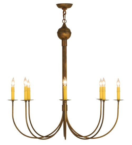 2nd Avenue Cheal 60060-9 Chandelier Light - Antique Brass Matte