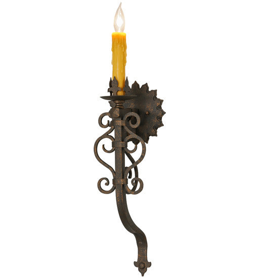 2nd Avenue Sunburst 04.1357.1 Wall Sconce Light - Gilded Tobacco