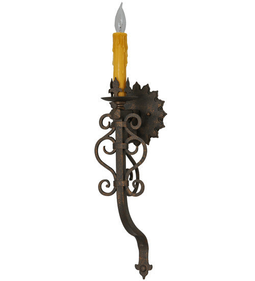 2nd Avenue Sunburst 04.1357.1 Wall Sconce Light - Gilded Tobacco