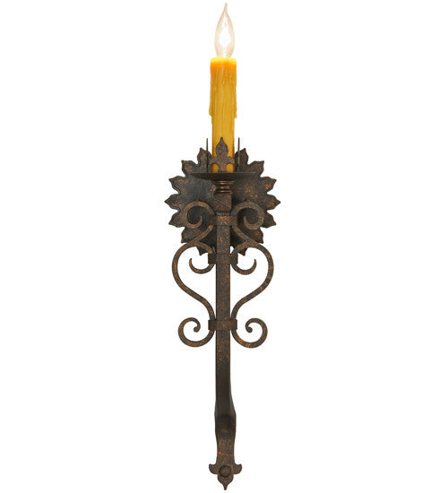 2nd Avenue Sunburst 04.1357.1 Wall Sconce Light - Gilded Tobacco