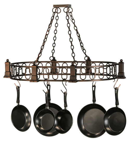 2nd Avenue Revival 6580-9 Chandelier Light - Mahogany Bronze