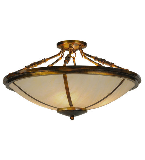 2nd Avenue Commerce 221475-3 Ceiling Light - Light Burnished Transparent Gold