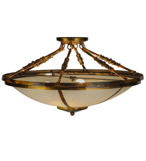 2nd Avenue Commerce 221475-3 Ceiling Light - Light Burnished Transparent Gold