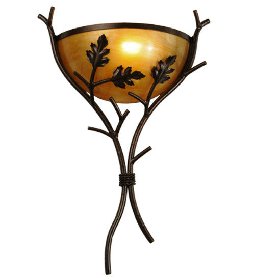 2nd Avenue Oak Branch S18327-25 Wall Sconce Light - Copper Vein