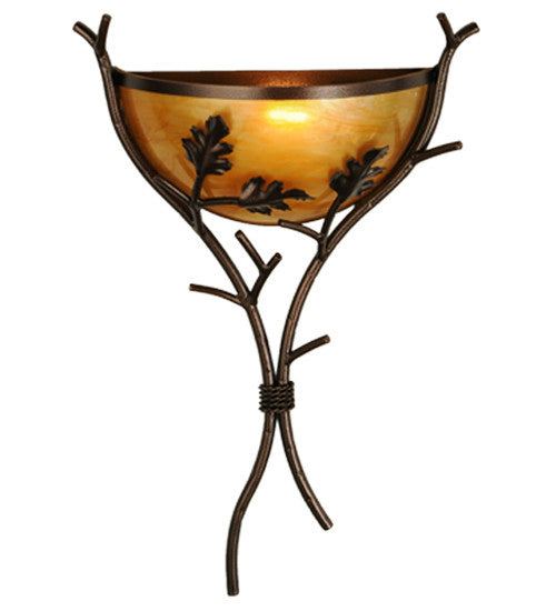 2nd Avenue Oak Branch S18327-25 Wall Sconce Light - Copper Vein