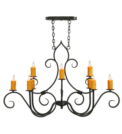 2nd Avenue Clifton 01.0731.48.OVAL.AIG Chandelier Light - Antique Iron Gate