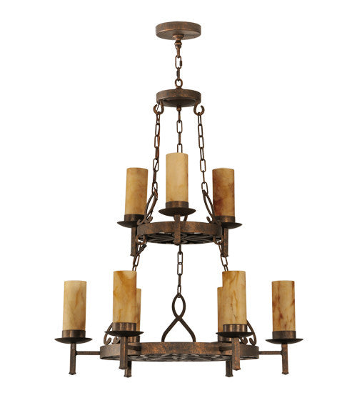 2nd Avenue Newcastle 210185-1.NH Chandelier Light - Gilded Tobacco