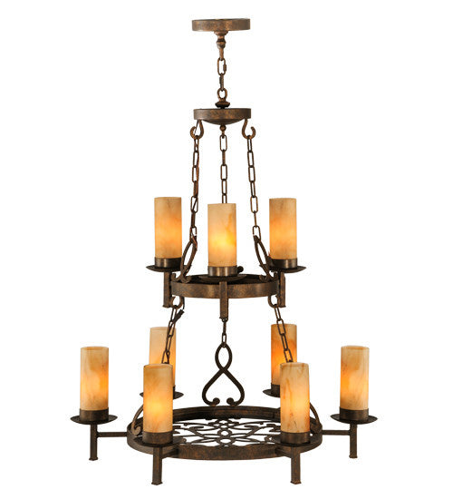 2nd Avenue Newcastle 210185-1.NH Chandelier Light - Gilded Tobacco