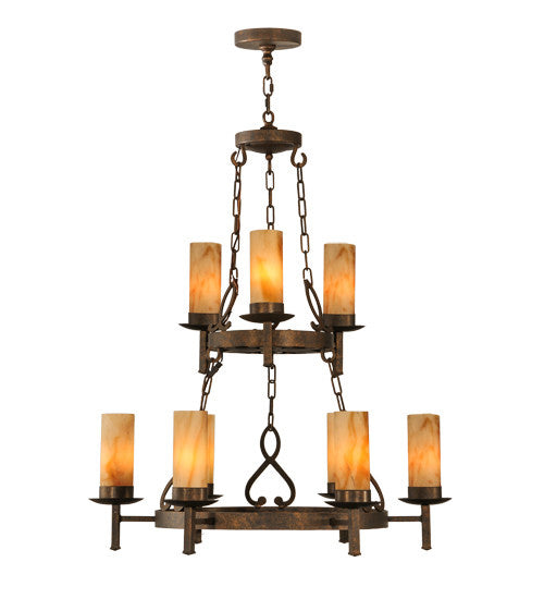 2nd Avenue Newcastle 210185-1.NH Chandelier Light - Gilded Tobacco