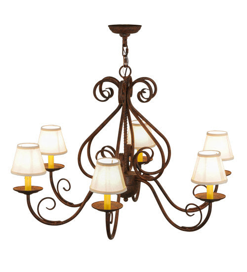 2nd Avenue Jenna 87948.36.RN Chandelier Light - Rusty Nail