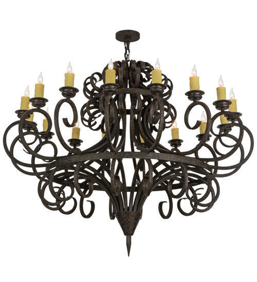 2nd Avenue Symen 871185.60.HC.CB Chandelier Light - Coffee Bean