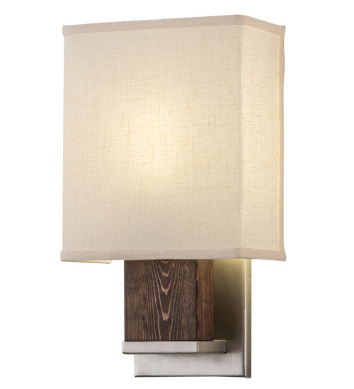 2nd Avenue Navesink 200373-22 Wall Sconce Light - Nickel/Walnut Wood