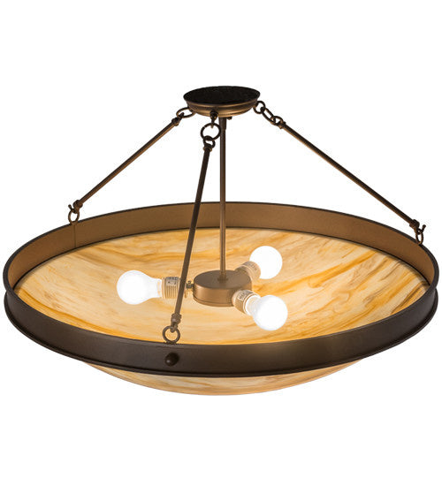 2nd Avenue Dionne 65175-5 Ceiling Light - Cafe Noir