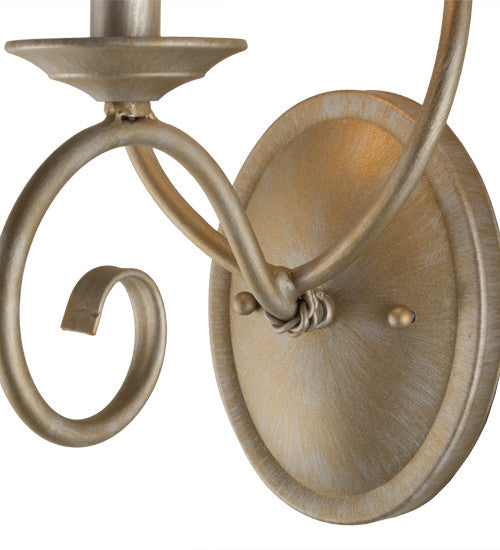 2nd Avenue Olivia 75919.1.300U Wall Sconce Light - Antique Silver