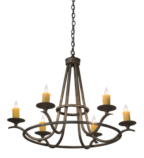 2nd Avenue Octavia 01.0770.36.304U Chandelier Light - Antique Iron Ore