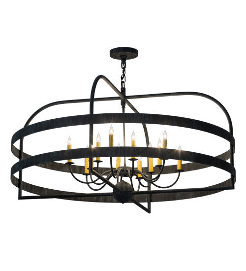 2nd Avenue Aldari 05.0886.48.075U Chandelier Light - Antique Iron Gate