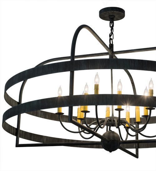 2nd Avenue Aldari 05.0886.48.075U Chandelier Light - Antique Iron Gate