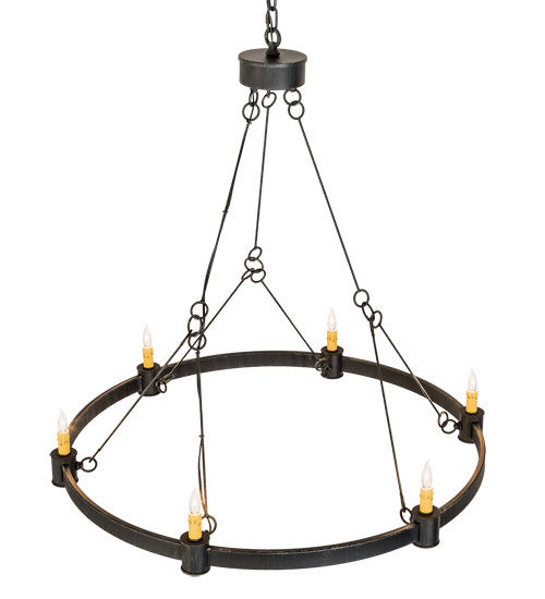 2nd Avenue Kenosha 61664-3.--2880 Chandelier Light - Antique Iron Gate