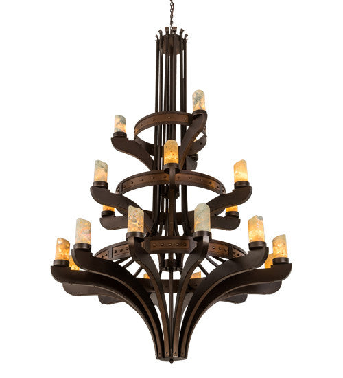 2nd Avenue Castilla 57620-6 Chandelier Light - Mahogany Bronze