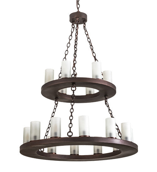 2nd Avenue Loxley 66735-9 Chandelier Light - Mahogany Bronze