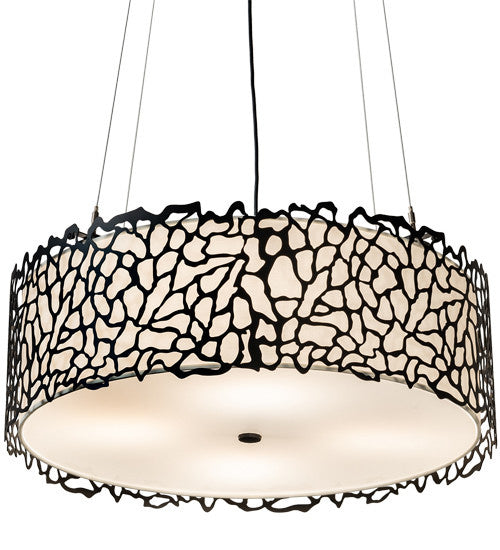 2nd Avenue Parmecia 53913-3 Pendant Light - Black Textured