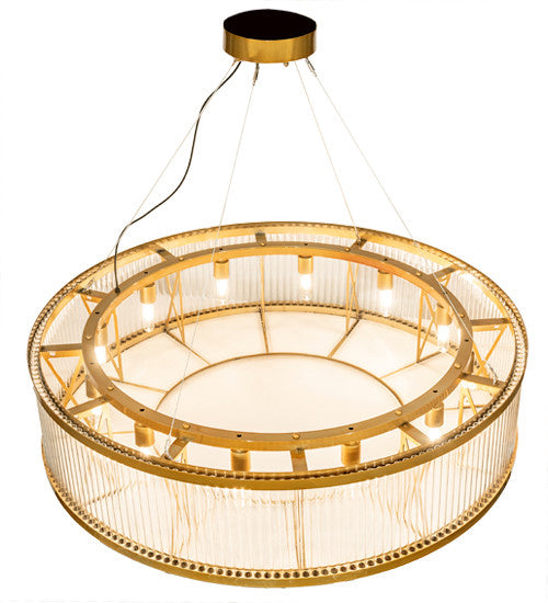 2nd Avenue Marquee 9738-6 Chandelier Light - Matte Buttered Brass