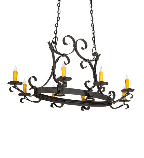 2nd Avenue Handforged 87029.51.DL.3WI Pendant Light - Wrought Iron