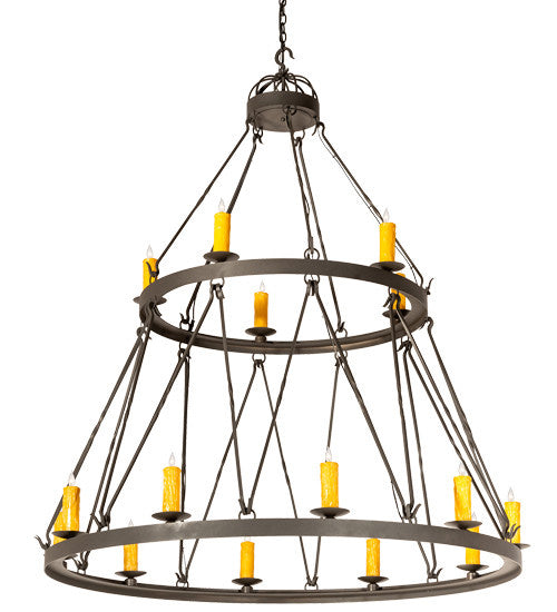 2nd Avenue Lakeshore 01.0750.60.3WI Chandelier Light - Wrought Iron