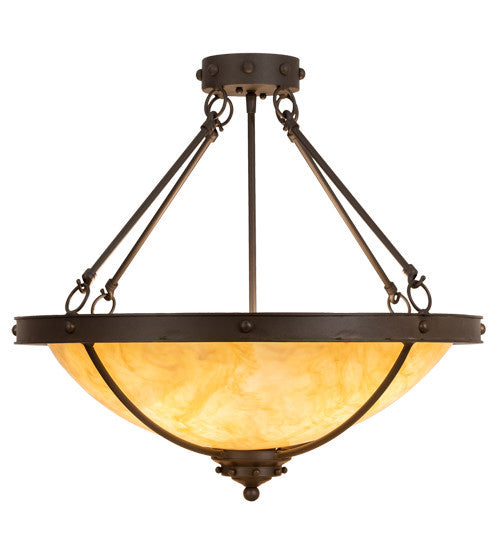 2nd Avenue Freya 05.0498.24.TI.3WI Ceiling Light - Wrought Iron