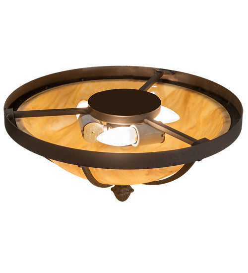 2nd Avenue Dominga 05.0983.16.TI.3WI Ceiling Light - Wrought Iron