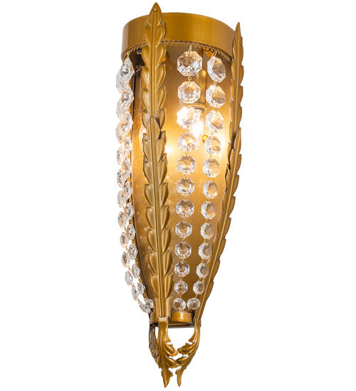 2nd Avenue Chrisanne 211757-1500 Wall Sconce Light - Transparent Gold Over Nickel