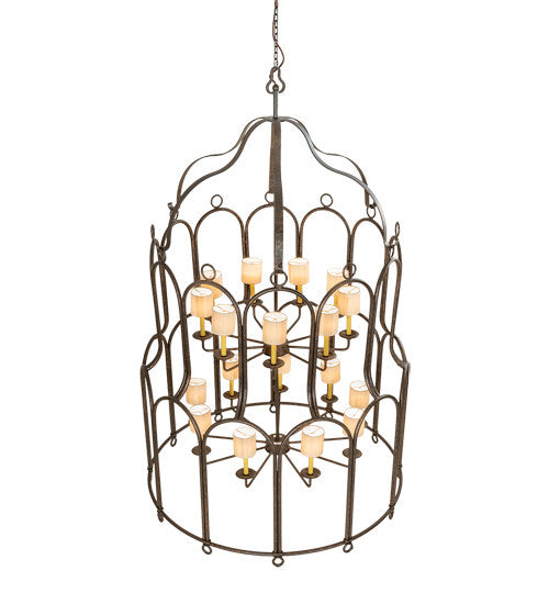 2nd Avenue Grand Stair 203193-4.261U Chandelier Light - Gilded Tobacco