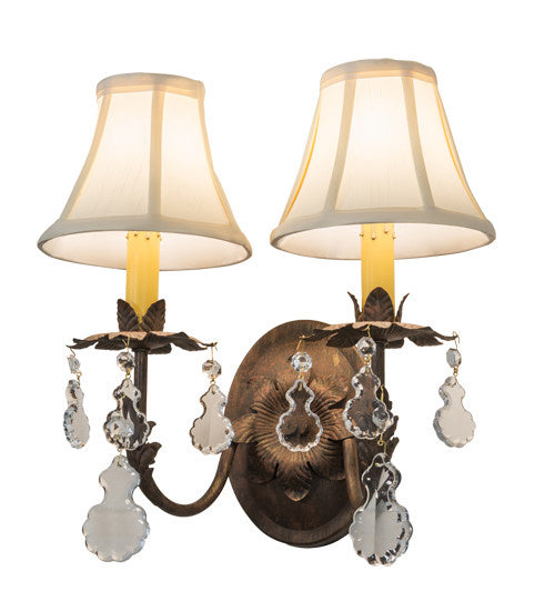 2nd Avenue Chantilly 75896.2.X.132U Wall Sconce Light - Cortez Gold