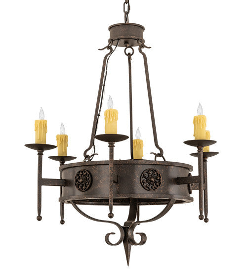 2nd Avenue Lorenzo 200081-92.GT Chandelier Light - Gilded Tobacco