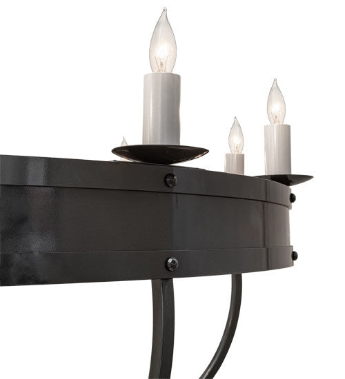 2nd Avenue Parnella 736-1520 Chandelier Light - Charcoal Grey