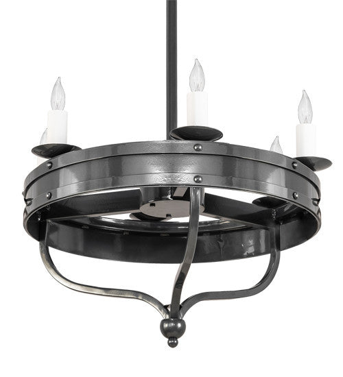 2nd Avenue Parnella 736-1521 Chandelier Light - Charcoal Grey